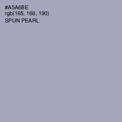 #A5A6BE - Spun Pearl Color Image